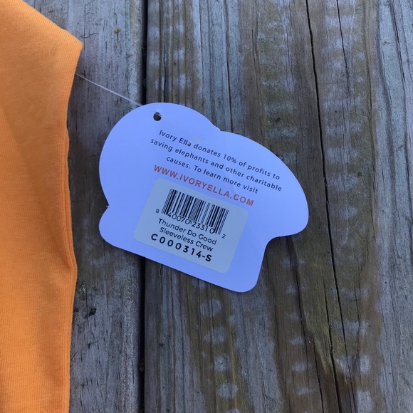 Ivory Ella Orange Tank Top - Picture 7 of 7